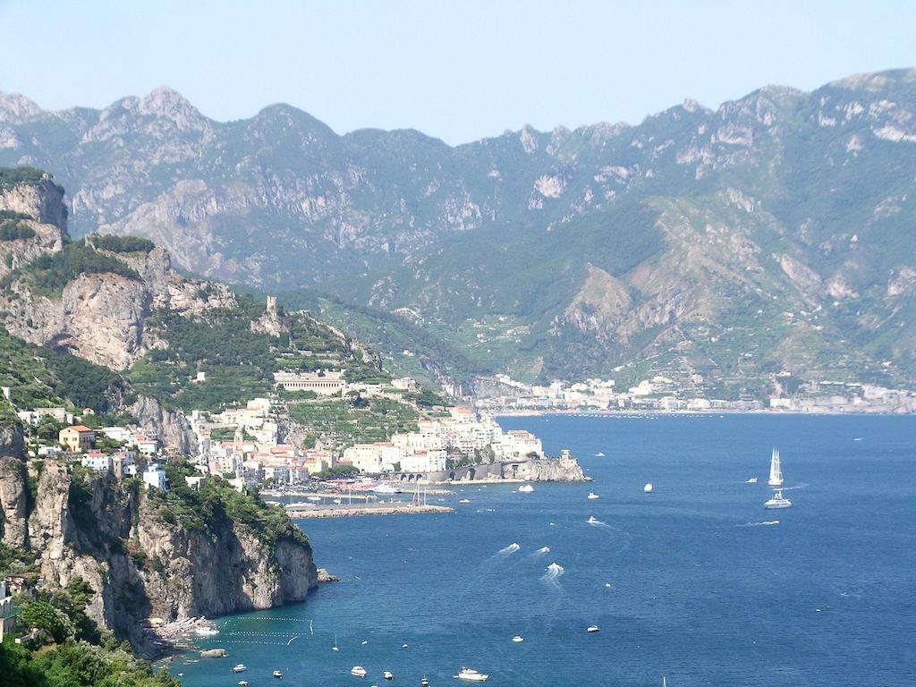 Amalfi 51 Con Vista Mare, Giardino E Terrazze Vila Conca dei Marini Quarto foto