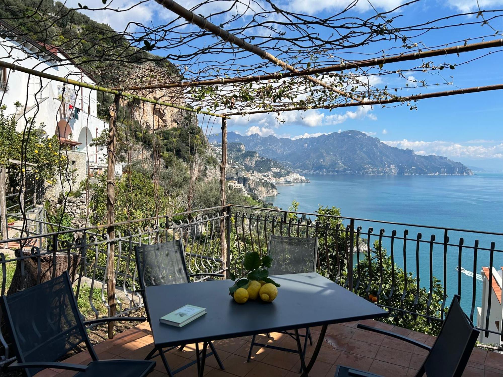 Amalfi 51 Con Vista Mare, Giardino E Terrazze Vila Conca dei Marini Exterior foto