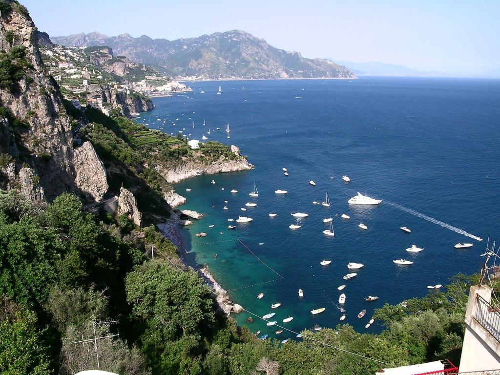 Amalfi 51 Con Vista Mare, Giardino E Terrazze Vila Conca dei Marini Exterior foto